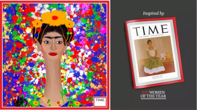 13岁女孩链上销售NFT作品，一年营业额达数百万美元，作为《时代》杂志驻场艺术家，海耶斯制作时代封面肖像！