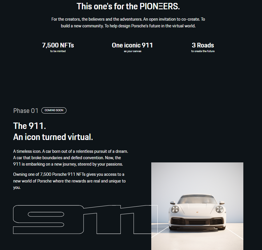 保时捷拟推出 911 车型主题 NFT 系列，12 月 20 日将开放白名单注册，品牌商为何频频入局NFT和Web3领域？为了营销还是营收？