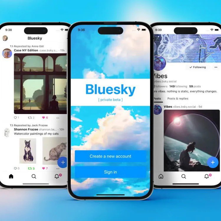Twitter联合创始人打造Web3去中心化社交应用Bluesky，已上架App Store，现阶段仍为邀请制，并未向公众开放！