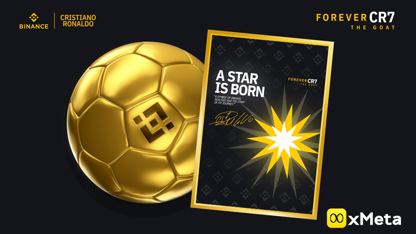足球明星C罗携手币安数字资产交易平台，推出第二款独家 NFT 收藏品NFT GOAT系列，7月3日首发！
